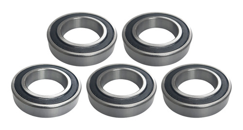 Kit Rolamento 6002 2rs Com 5 Peças 15x32x9mm