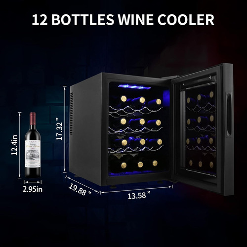 Enfriador De Vino De 12 Botellas