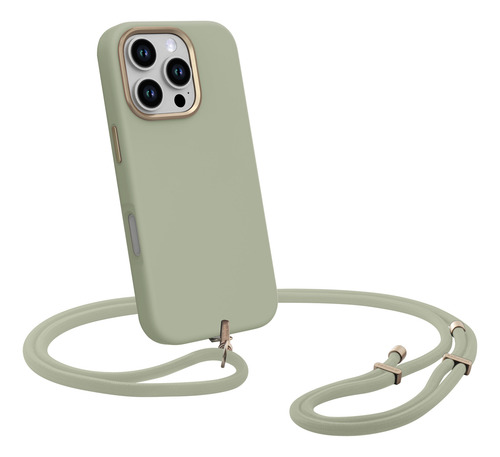 Funda Para Iphone 16 Pro Max Valley & Strap Verde