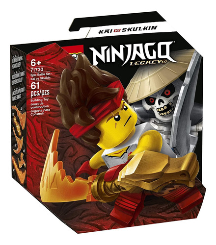 Set Juguete De Construc Lego Ninjago Kai Vs. Skulkin 71730