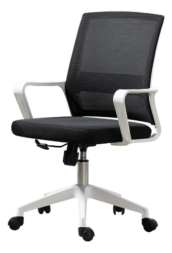 Silla De Escritorio Oficina Lumax Ryan - Negro/blanco