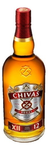 Whisky Chivas Regal Blended Scotch 12 Años 750ml