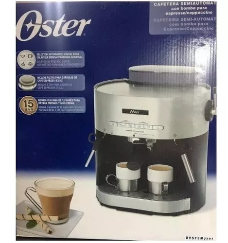 Oster - Cafetera Espresso y Cappuccino 7701 comprar en tu tienda online  Buscalibre Internacional