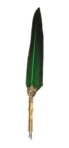 Pluma Exquisita Vintage Elegante Acero Inoxidable