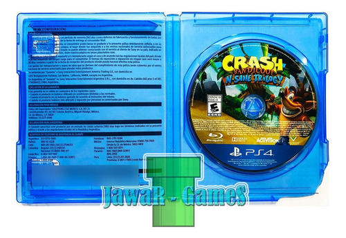 Crash Bandicoot: N Sane Trilogy Ps4 - Playstation 4 (Usado)
