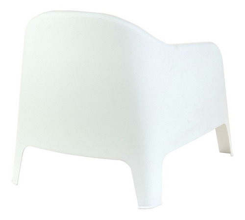 Imagen 5 de 9 de Set De 4 Sillones Plastico Skarpo Negros + Mesa Ratona