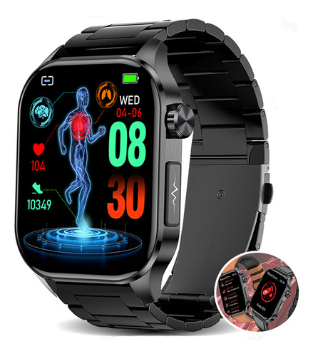 Reloj Inteligente Para Hombre Ecg+ppg+hrv Health Sports, Imp