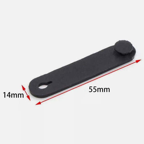 2 X 5 Piezas Correas De Cable De Silicona Bridas Para