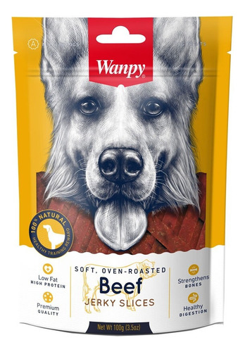 Snacks De Vacuno 100 Gr Wanpy Pack 4 Unid.