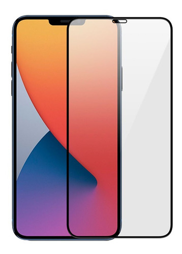 Estuche Transparente + Glass Vidrio Temp. 6d Para  iPhone 12