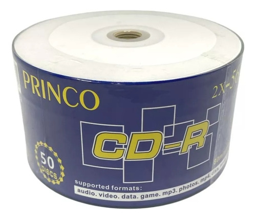 Cd-r Princo X50 80min 700mb 56x - Unidad a $22