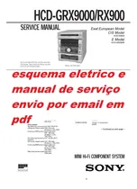 Comprar Esquema Som Sony Hcd Grx9000 Hcdgrx9000 Grx 9000 Via Email