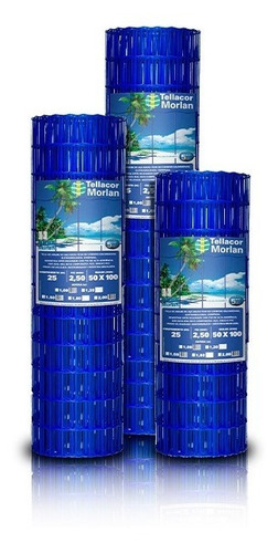 Tela Soldada Pvc Azul Tellacor 25x1,5m 2,50mm Morlan