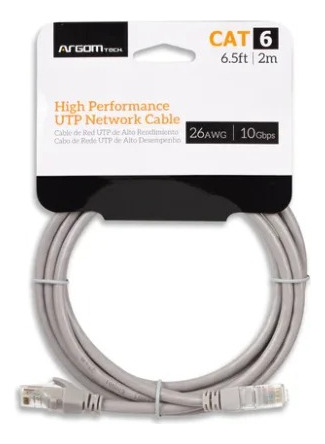 Cable De Red Utp Cat6 5 Metros Argom 10000mbp/s