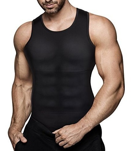 Camisa De Compresion Para Hombre Adelgazante Body Shaper Cha