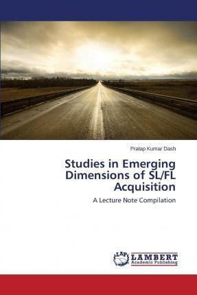 Libro Studies In Emerging Dimensions Of Sl/fl Acquisition...