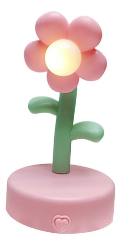 Lámpara De Mesa Con Flores Creativas, Luz Nocturna