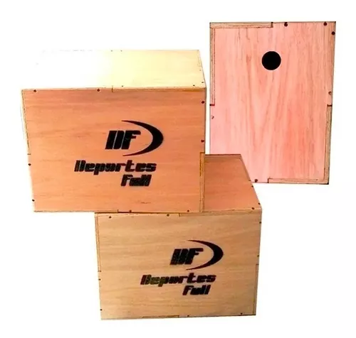 Cajon De Salto Crossfit 3 En 1 50 X 60 X 70 Cm