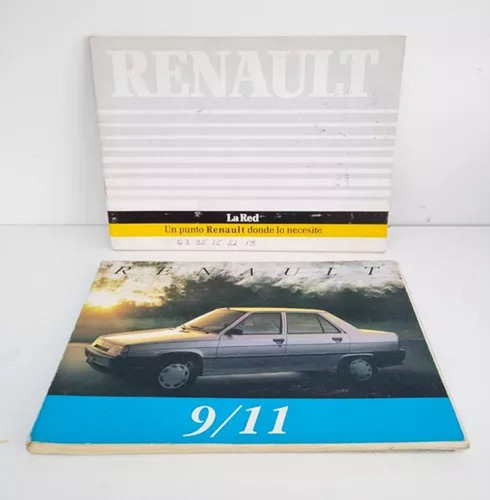 Renault 9/11 Manual Original Y Red Concesionarios Año 1994