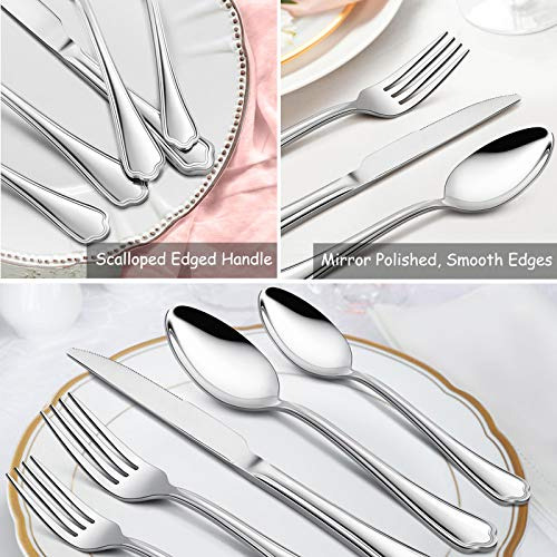 Juego De 6 Cucharas De Sopa De Acero Inoxidable 20 Cm
