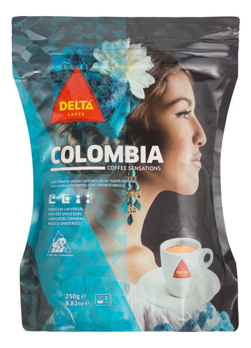 Café Torrado e Moído Colômbia Delta Cafés Pouch 250g