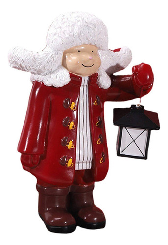 Decoração De Arte De Natal De Boneco De Inverno Vermelho