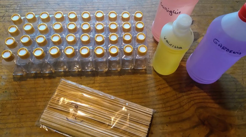 Difusor Pet Cristal + Varilla + Esencia X16 Día De La Madre