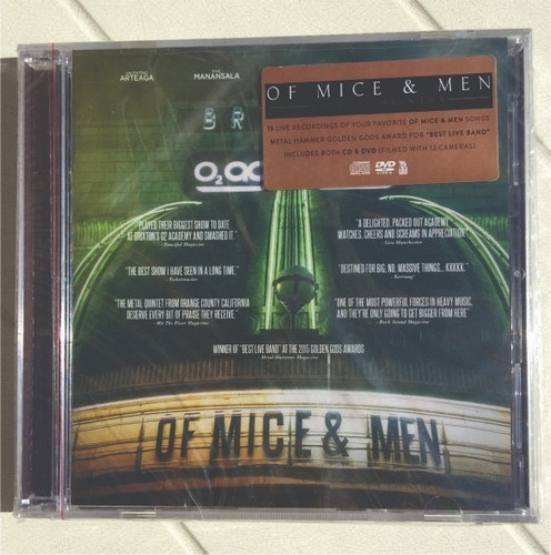  Of Mice & Men  Live At Brixton-box-set Cd & Dvd Album Impo
