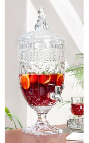 Suqueira De Vidro Água Saborizada Suco Licor Jarra 5 L Class Água