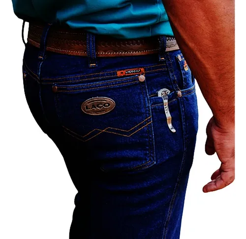 Calça jeans laço sales