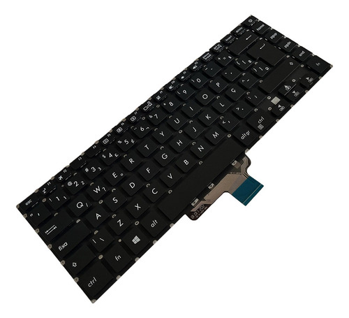 Teclado Para Notebook Asus X510 Abnt2 Cor Preto