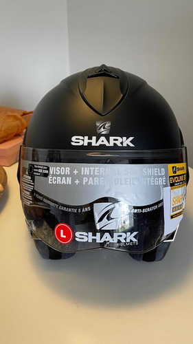 Capacete Shark Fechado Mas Escamoteavel Evoline S3