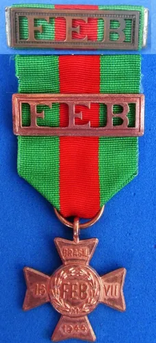 comprar Medalha Com Barreta Campanha Feb Segunda Guerra Já Com Frete