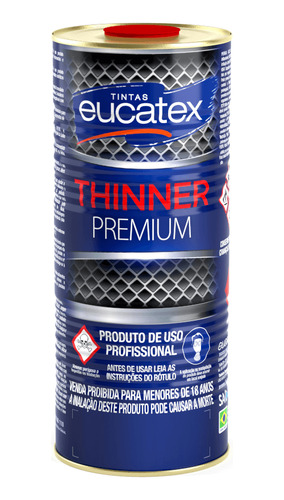 Thinner Limpeza 900ml 9100 - Eucatex