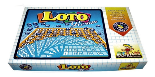 Jogo De Bingo Loto Com 24 Cartelas E 90 Pedra Plásticas