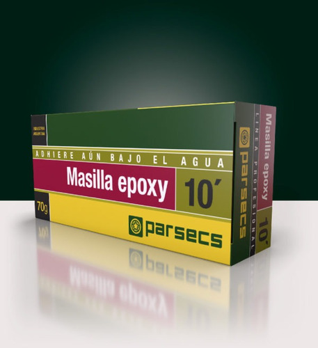 Masilla Epoxy Parsecs 10 Minutos X 250 Gr + Lija De Regalo!!