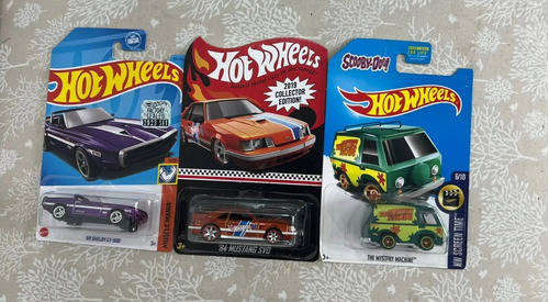 Lote De 3 Sth The Mystery Machine, Shelby 69, Mustang 84