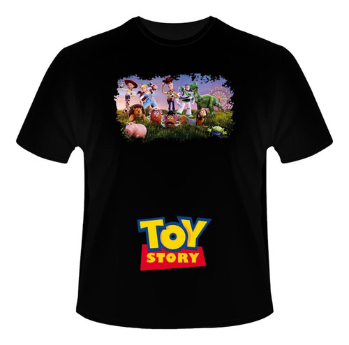 Playera Toy Story Grupo Woody Buzz Jessie Rex Hamm Slinky 