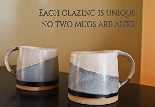 Juego De Tazas De Café De Cerámica Esmaltada De Día - 2 Taza