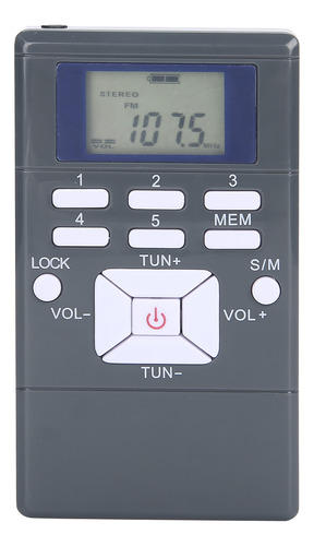 Mini Receptor Estéreo Fm Portátil De Radio Profesional Qqt10