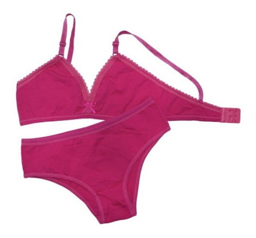 Kit 8 Conjunto Lingerie Juvenil Menina Moça Atacado