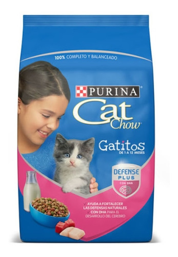 Alimento Purina Cat Chow Pescado Carne Leche 8k Gato Gatitos