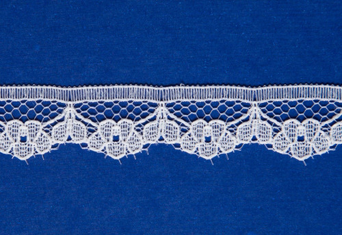 Imagen 6 de 6 de Puntilla Mercería Nylon Art 668 De 12mm X 20 Metros