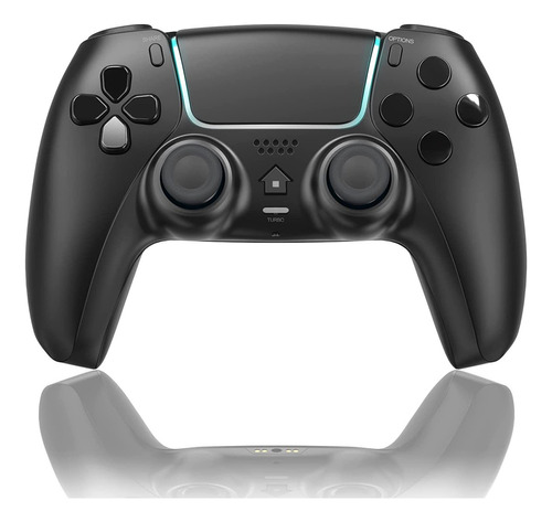 Controle Joystick Sem Fio Compatível Com Sony Playstation 4 Cor Preto