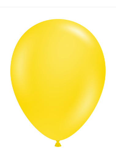 Tuftex Balloons Globos Premiun De Látex Yellow R5