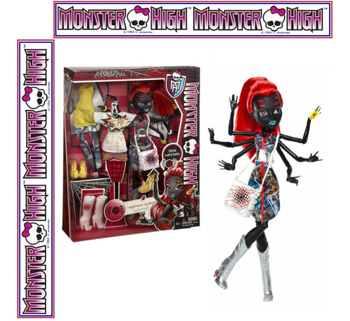 Monster High Wydowna Spider 2014 Original Mattel Cod. Azul