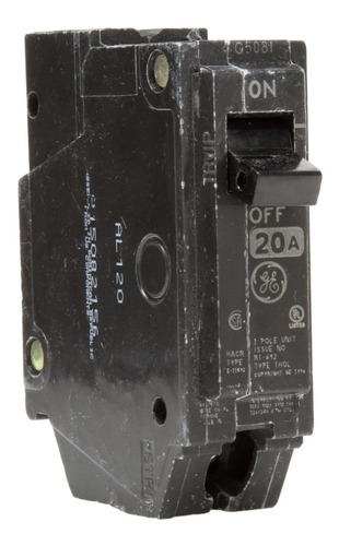 Breaker Empotrable Thql 1p-20a Ge (general Electric)