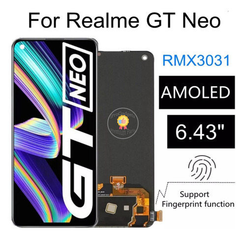 Pantalla Táctil Display Amoled For Realme Gt Neo Rmx3031