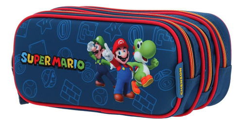 Lapicera Estuche Escolar Chenson Mario Bros Gronshi