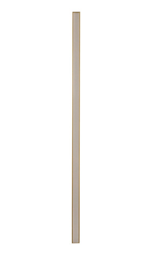Arandela Led Linear 3000k 13w 60cm Alumínio Dourado Ar2106